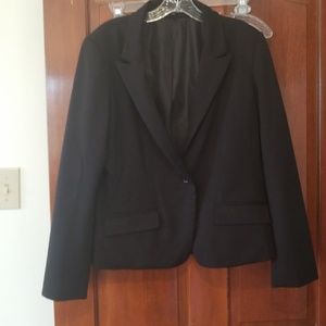 Express black suit jacket